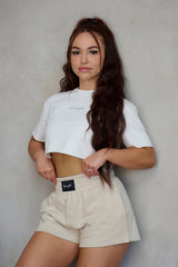 W426 - Not So Basic Cropped tee