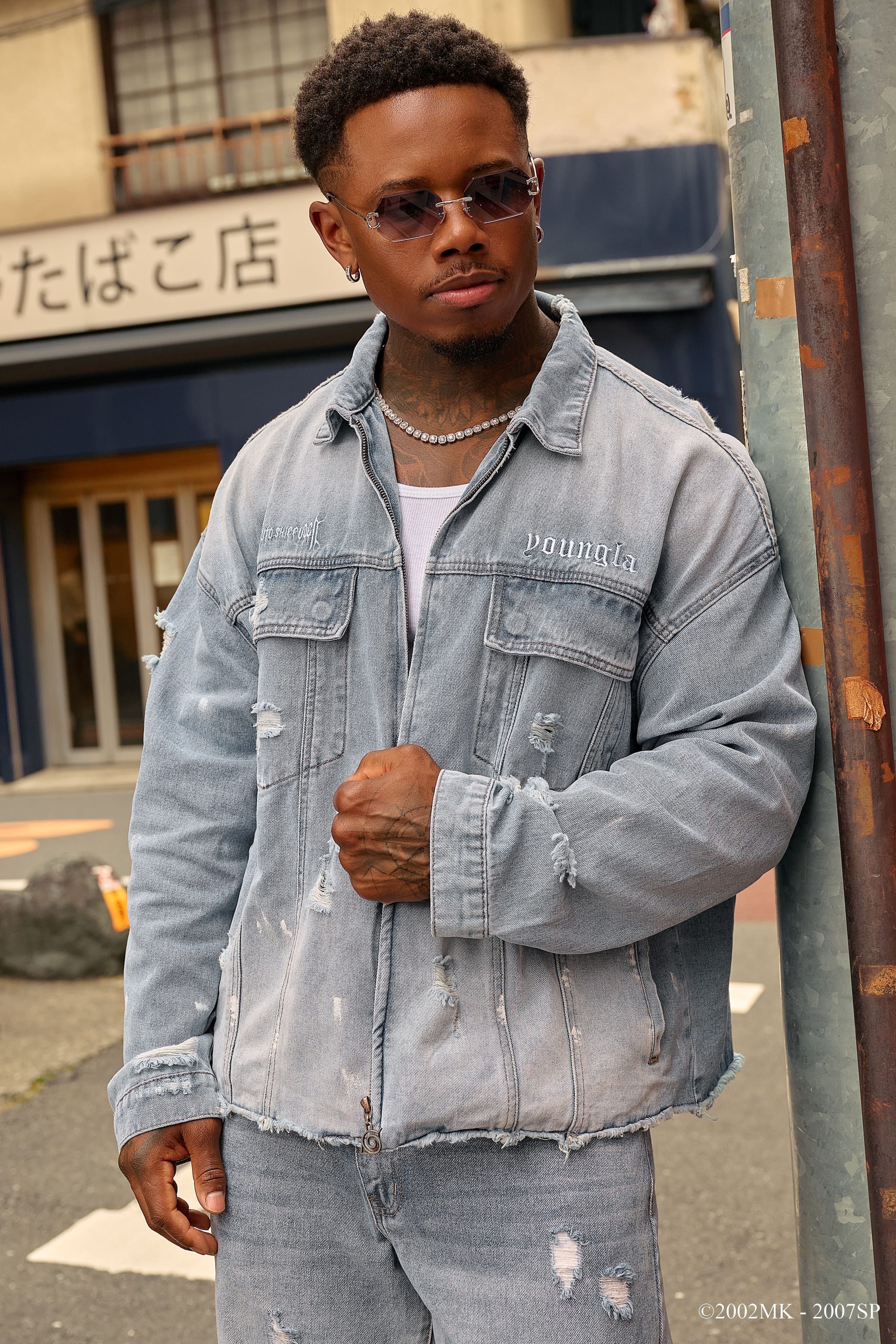 5133 - Naruto Distressed Denim Jackets