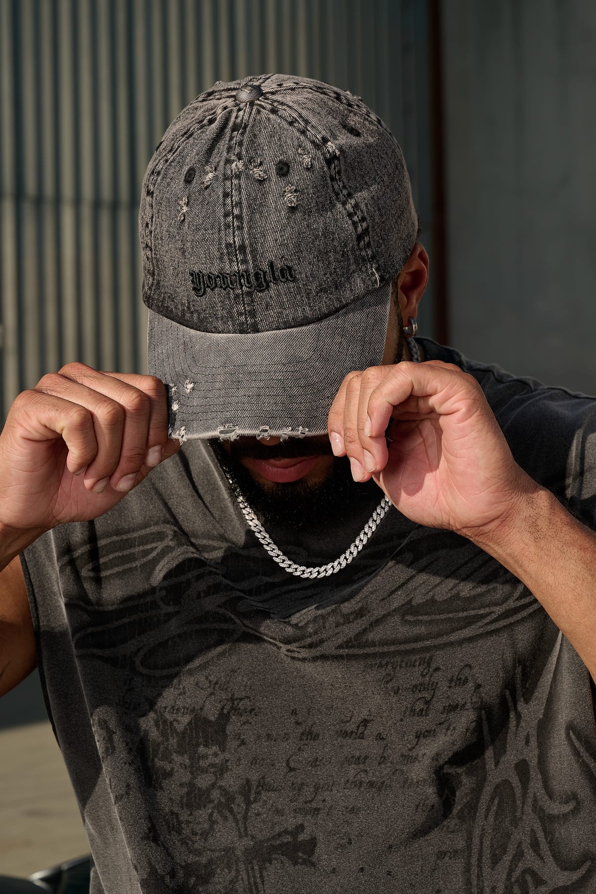 9066 - Distressed Denim Hats - Sept 9th