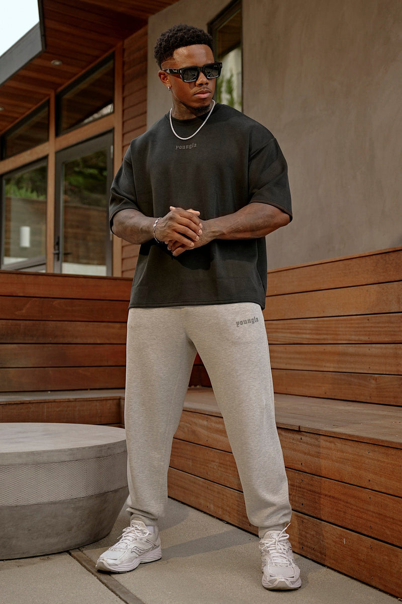 2021 Soft AF Joggers with slim-tapered fit, ultra-soft, breathable fabric — comfortable and stylish for workouts, travel, or lounging in Heather Grey