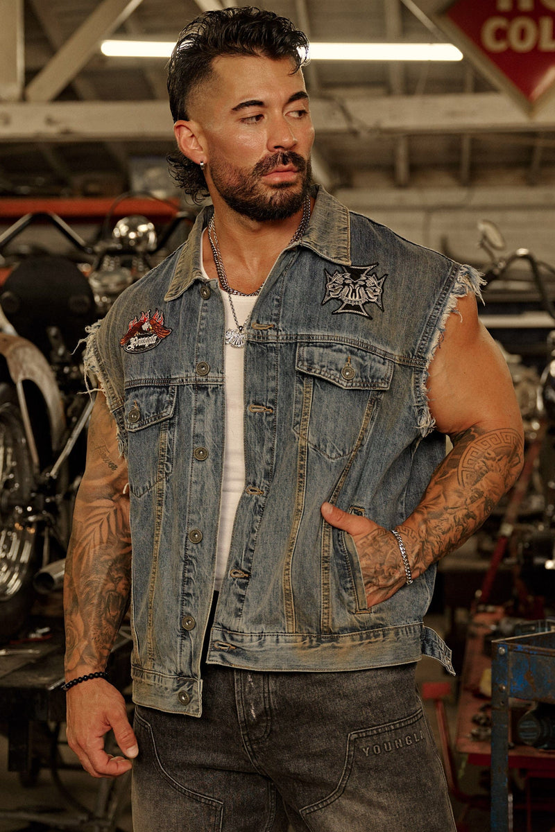 5192 - Cars & Curls - Denim Vest