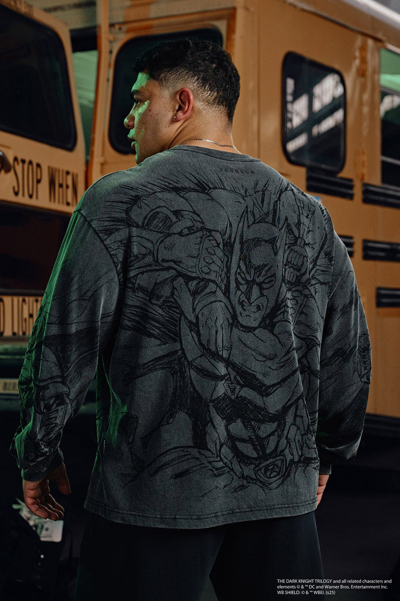 8002 - Batman Comic Longsleeves