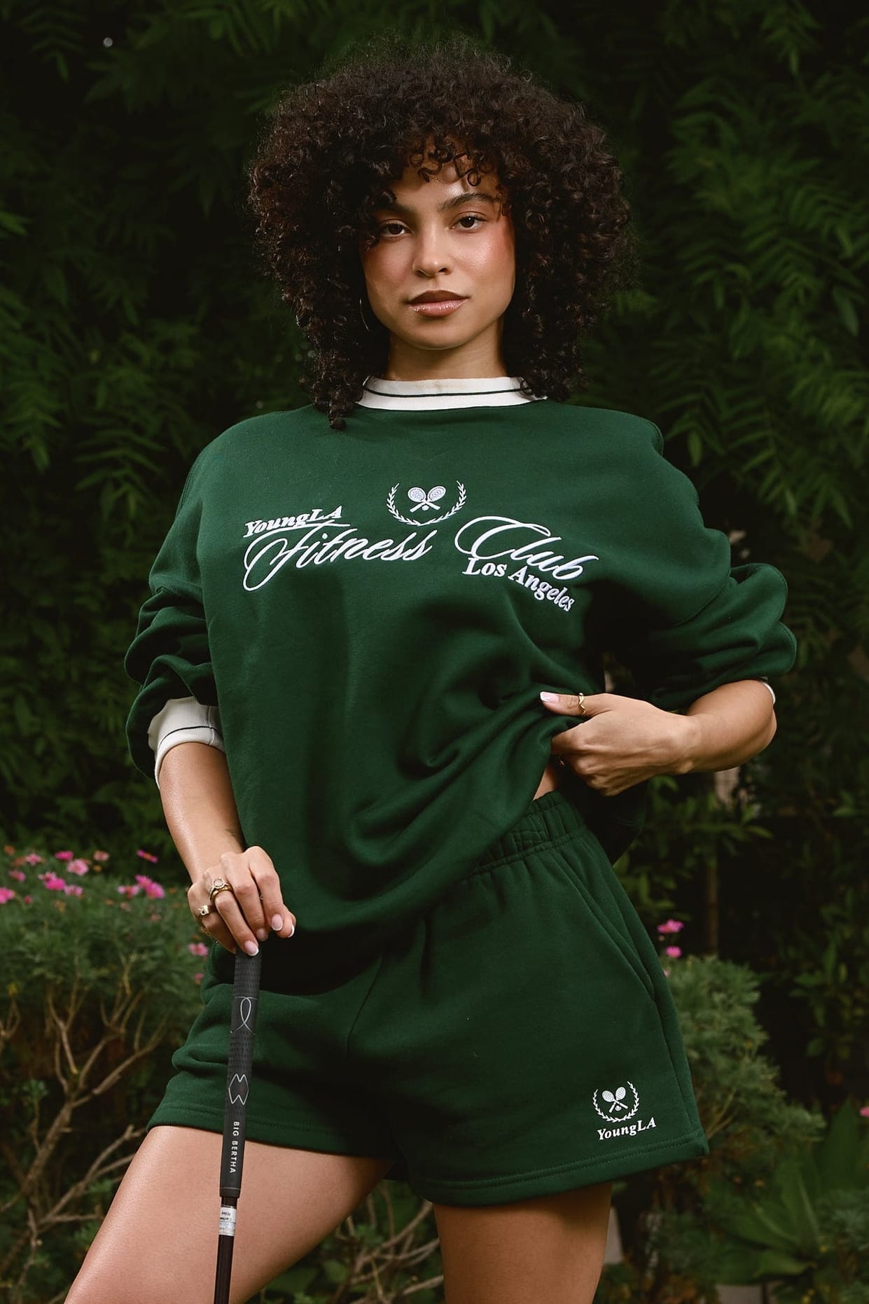 【新品】ANTi COUNTRY CLUB スウェット L グリーン W5172 - Country Club Crewneck