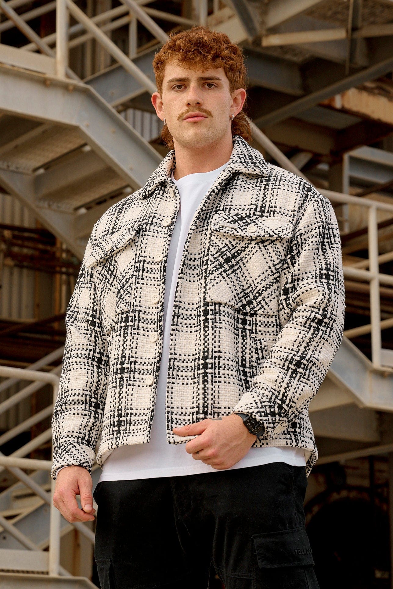 519 -  Woven Flannel Jackets