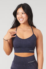 W311 Carbon Cross Back Sports Bra