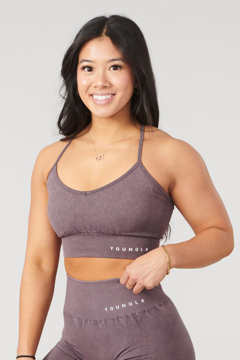 W311 Carbon Cross Back Sports Bra