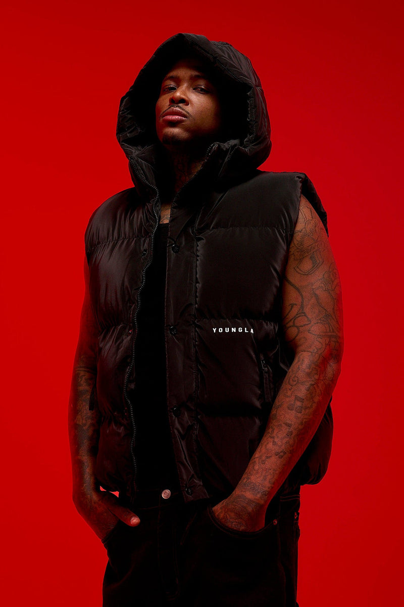 528 - Midnight Puffer Vest