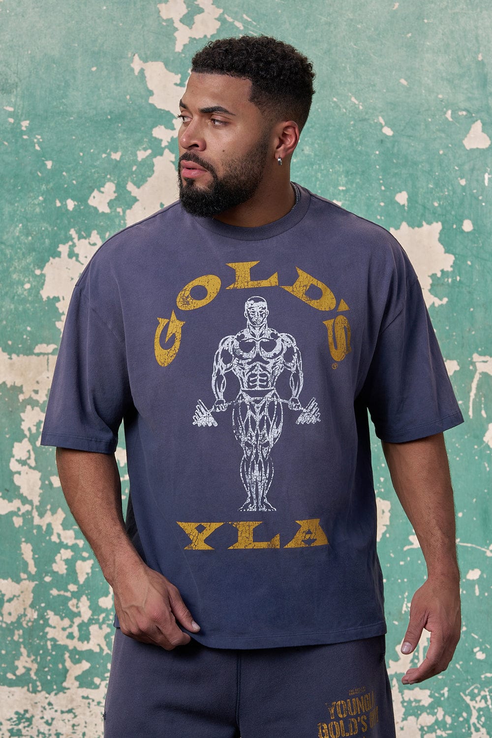 Disciples of Iron Legacy Tシャツ S/BK 4213 - Gold's Iron Legacy Icon Tees
