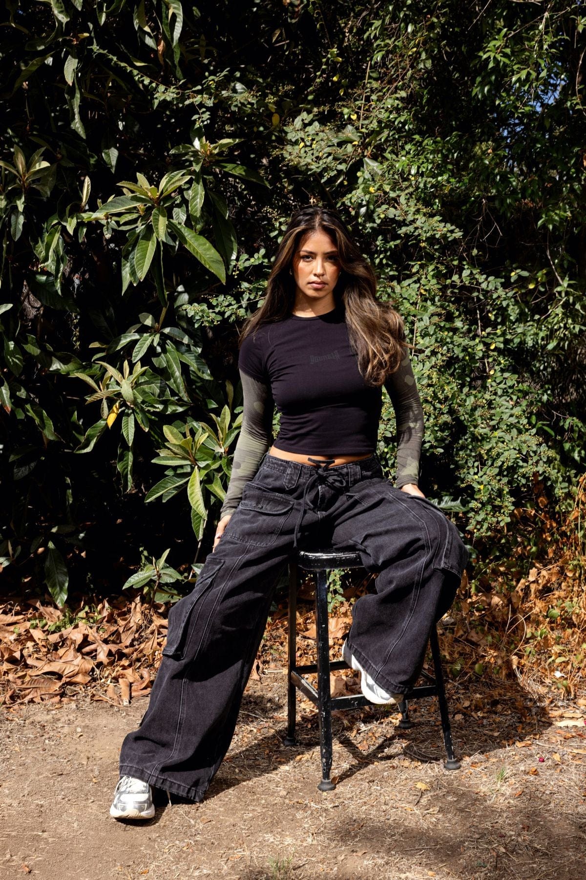 W4293 - Camo Twofer Baby Tee - October 30th