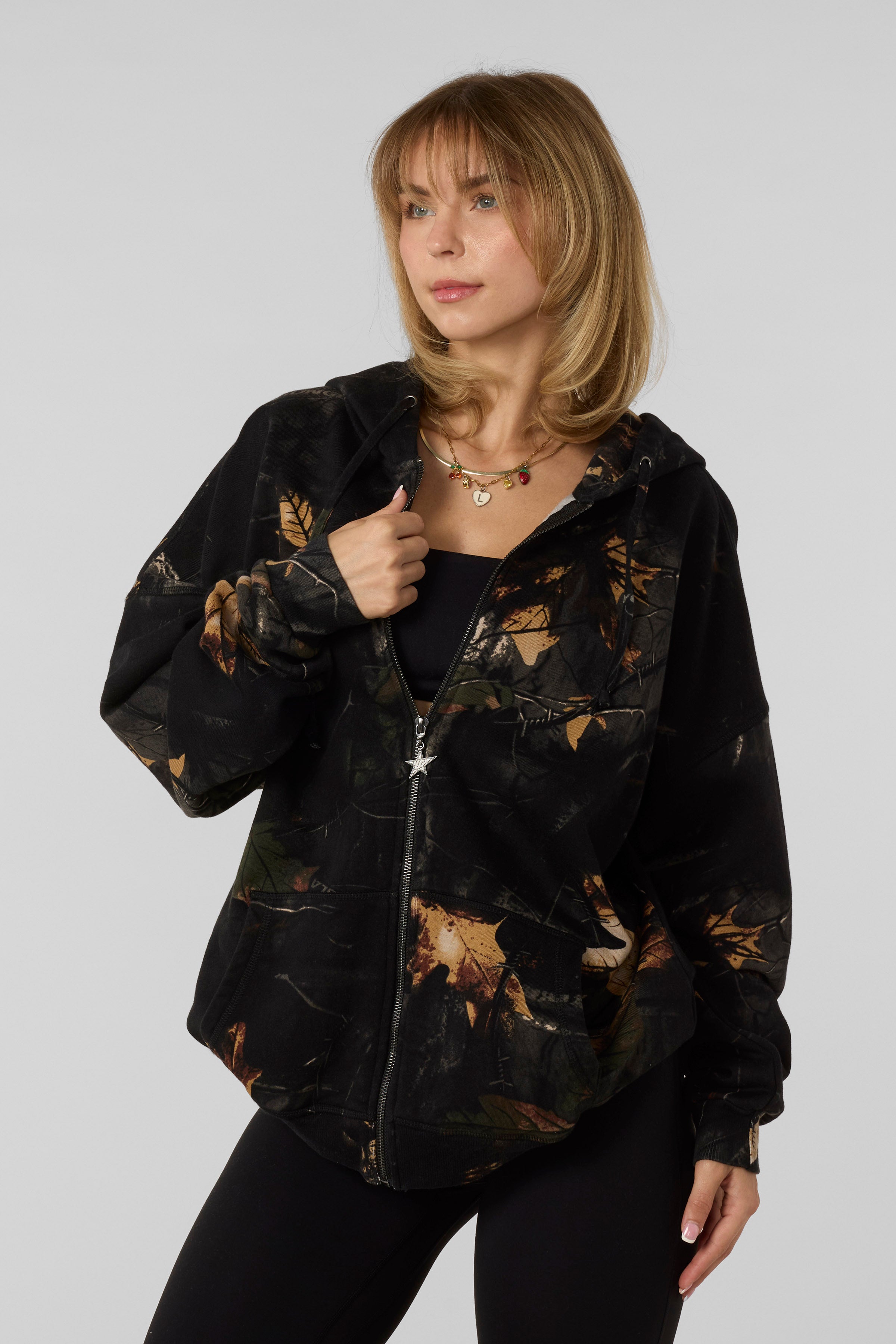 W533 Flashback Zip Hoodie