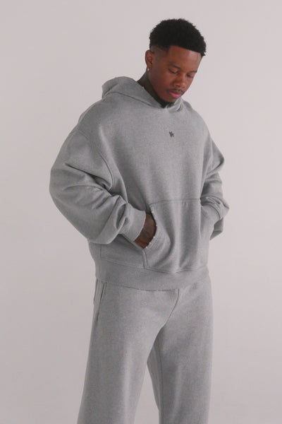 5096 - Elevated Essentials - Pullover Hoodies - Heavyweight cotton hoodie with a spacious fit, kangaroo pocket, and adjustable hood. Subtle 'Elevated' branding for a versatile, modern look.