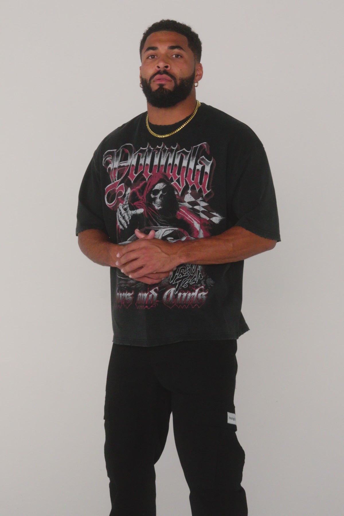 【】ヤングエルエー 4103 - Cars & Curls - Tees