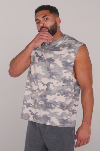 3065 - RunTech Camo Tanks-Lightweight, breathable camo tank with a true-to-size fit, designed for performance and everyday comfort, perfect for workouts or casual layering 