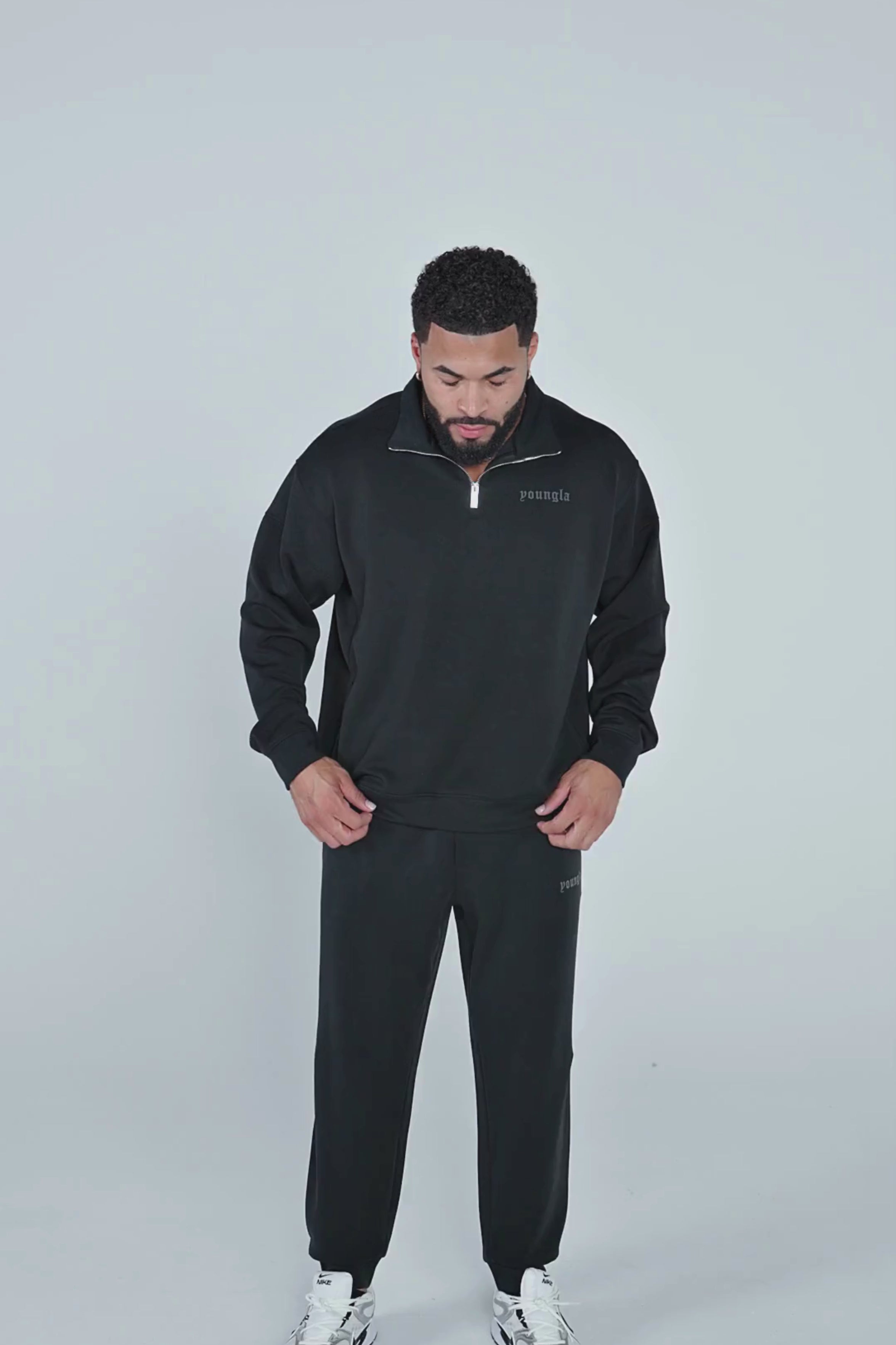 8065 - Soft AF Quarter Zips - lightweight, flexible, stand-up collar, smooth zipper, tailored fit for workouts, layering, or casual wear.