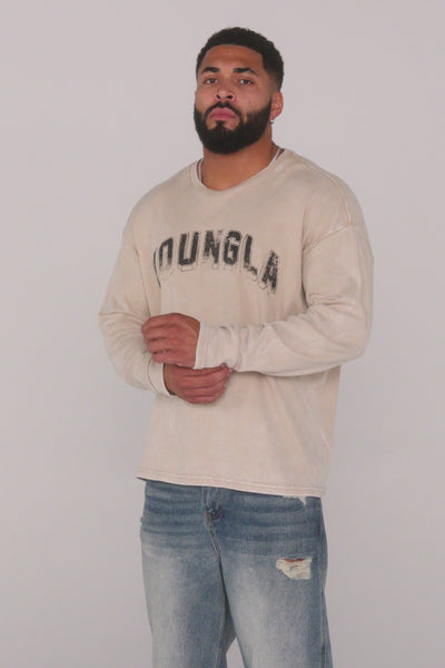 8054 - Thin Thermal Longsleeves-Lightweight thermal top with soft, breathable knit, relaxed fit, and flexible feel, perfect for layering or wearing solo in cool weather.