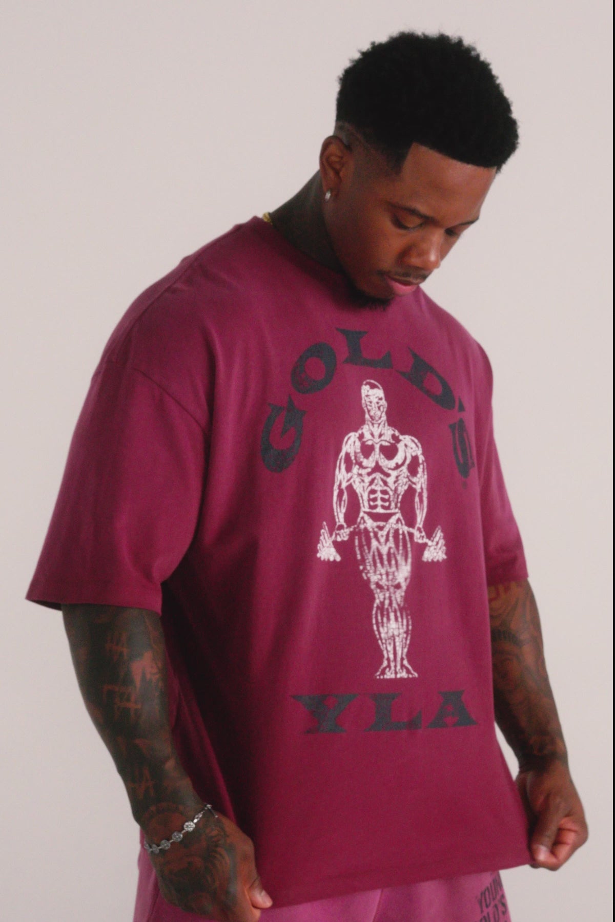 4213 - Gold's Iron Legacy Icon Tees