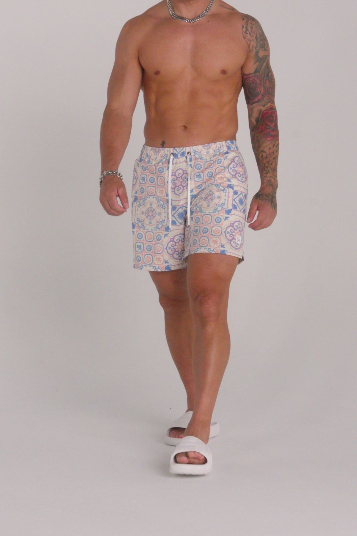 1003 - Mosaic Swim Shorts  - June 4th