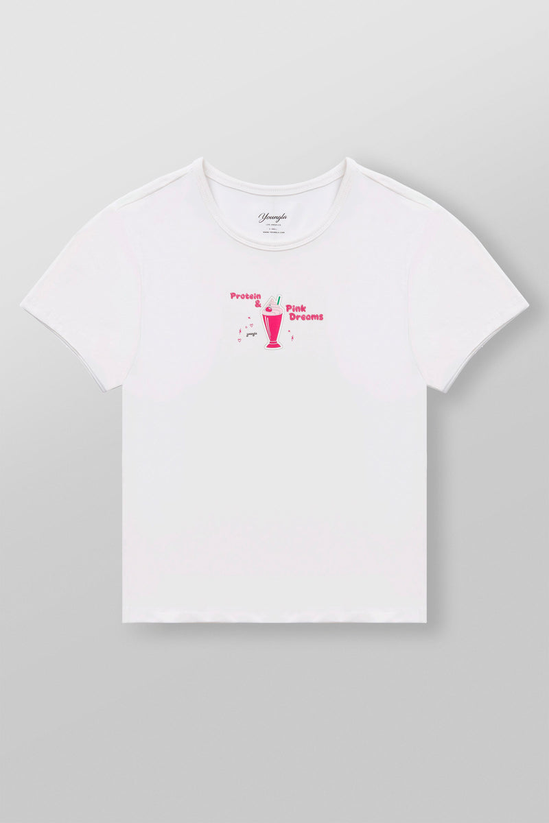 W4336 gym girl baby Tee