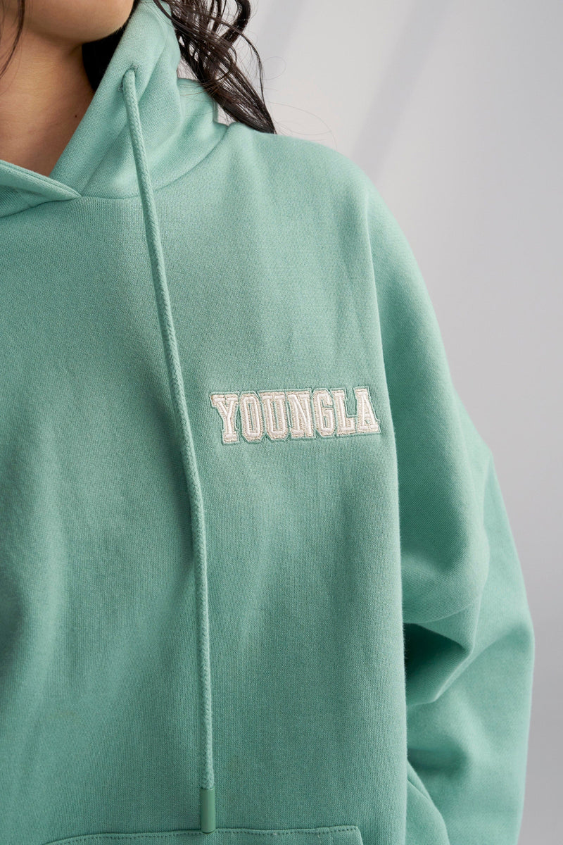 Young la teddy fleece hoodie clearance