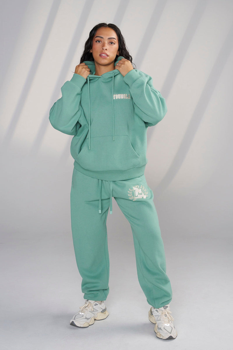 Young la online teddy fleece hoodie