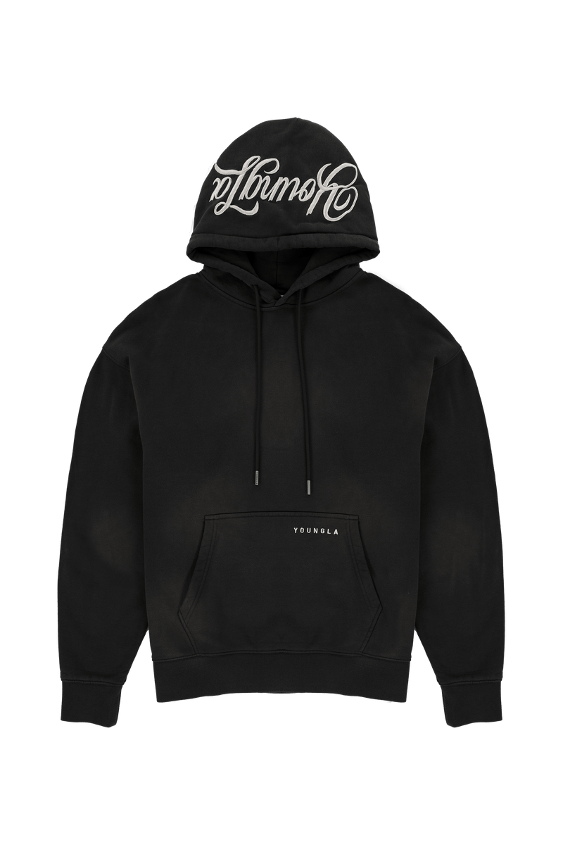 YoungLA 548 Dreamer Hoodie XL Black STITCHED BLACK HOODIE 