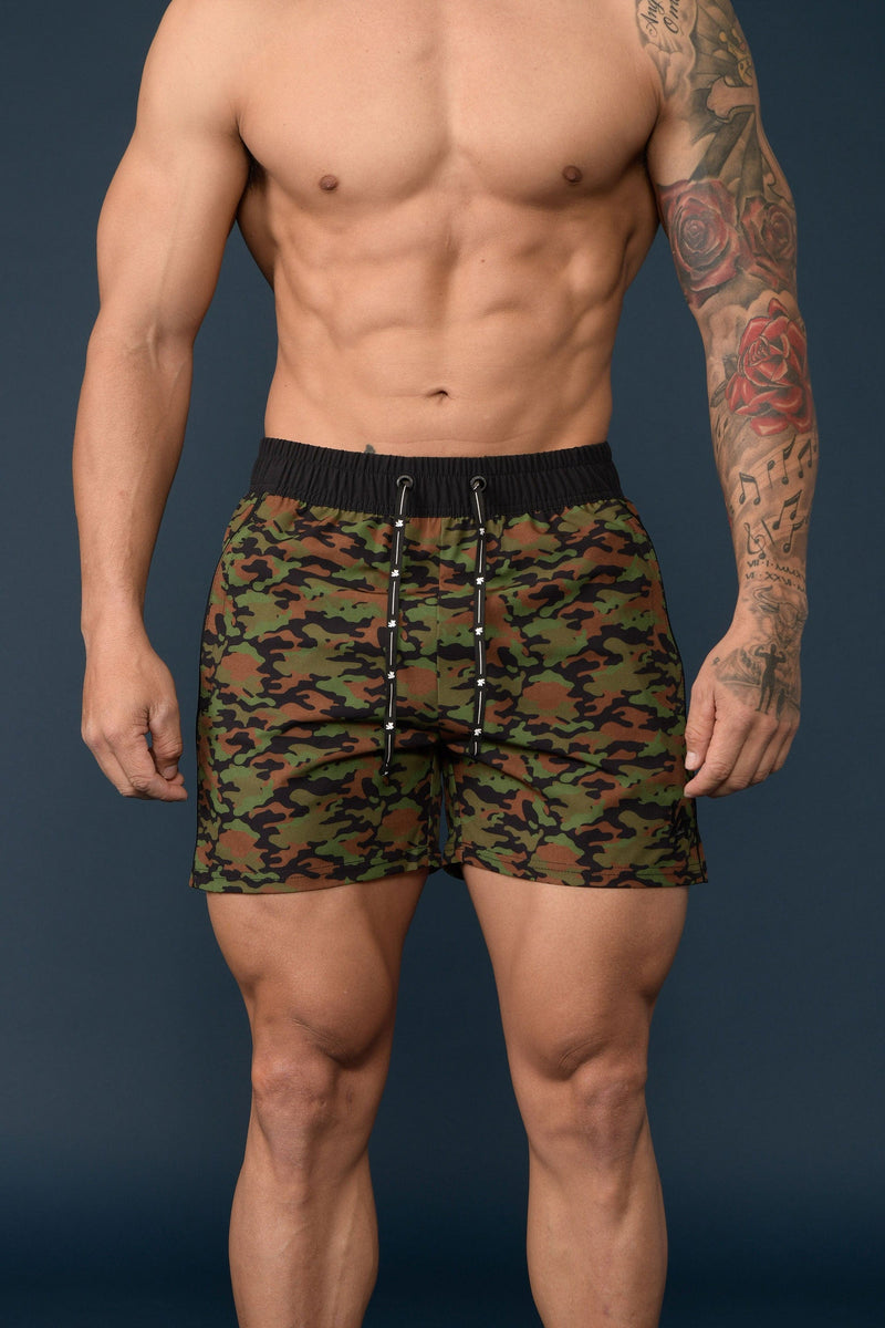 YoungLA Mens Bodybuilding Gym Running Shorts 101