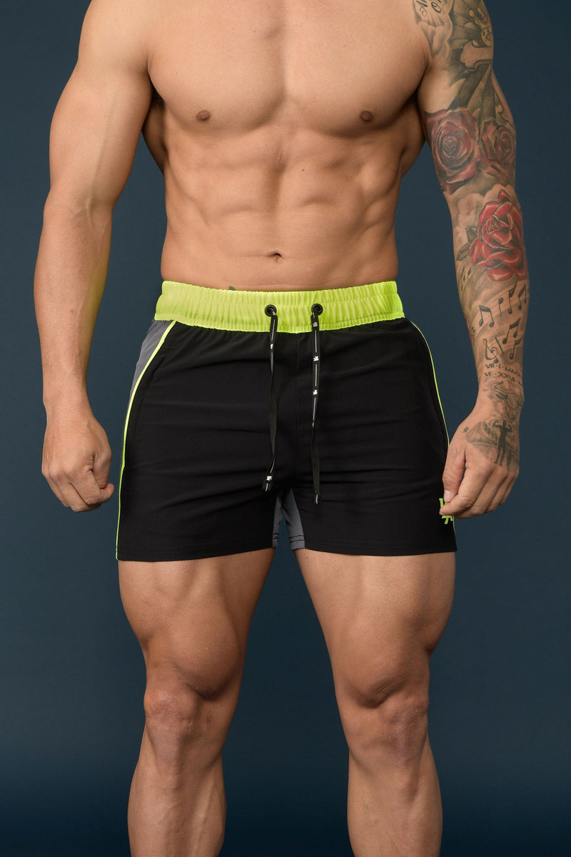 Ortografía Portal Amanecer YoungLA Men's Bodybuilding Short Shorts Athletic Gym Training Pockets