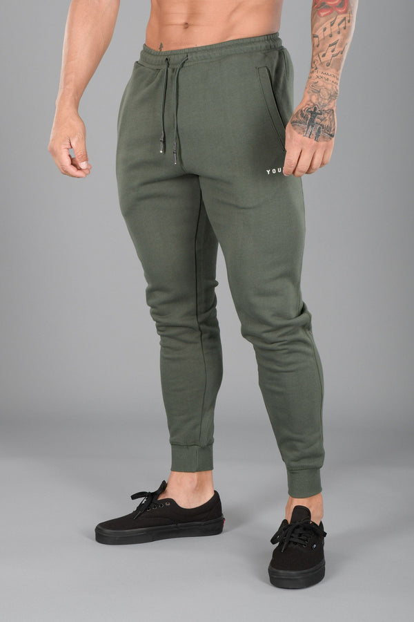 Buy YoungLA Gym Joggers for Men, Skinny Tapered Cargo, Slim Fit Sweatpants, Workout Pants Clothes with Pockets, 203 online